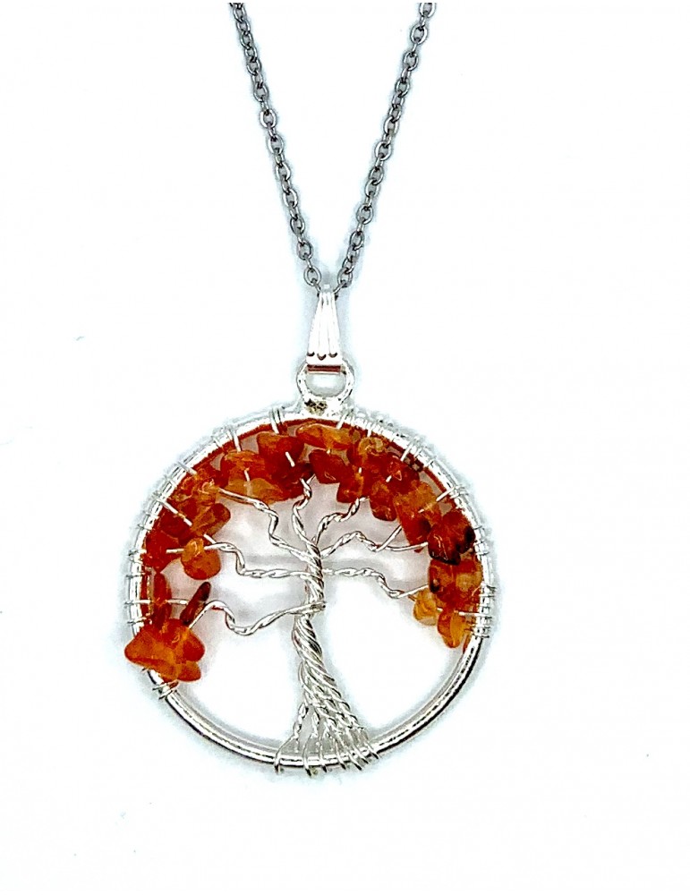 Collar Cornalina Redondo