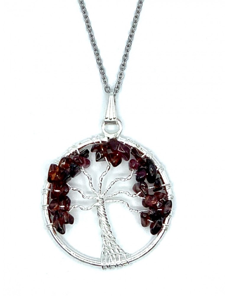 Collar Granate Redondo