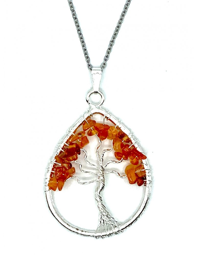 Collar Gota Cornalina