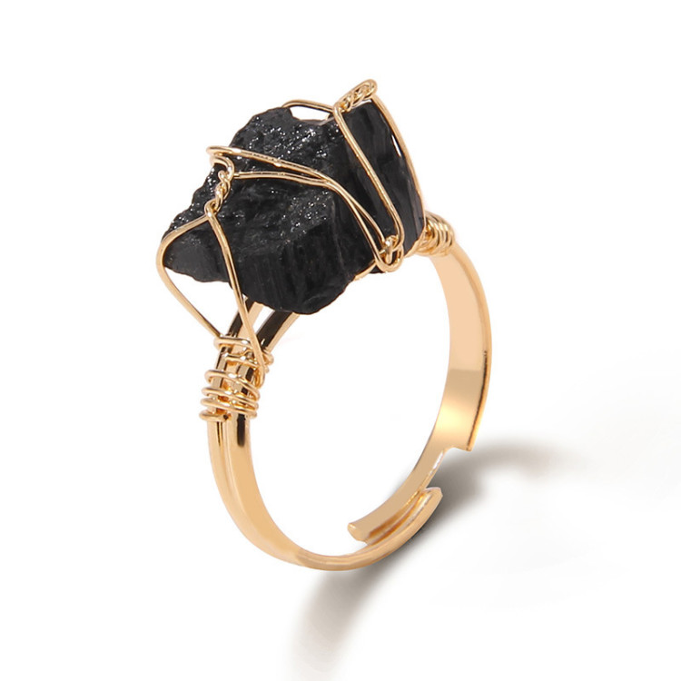 Anillo Turmalina Negra