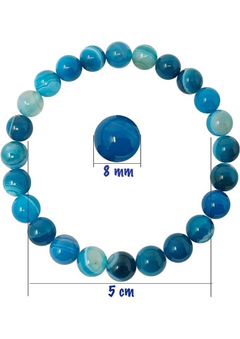 Pulsera Ágata Azul