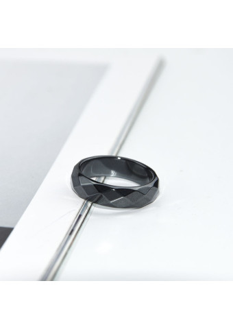 Anillo Hematites Tallado