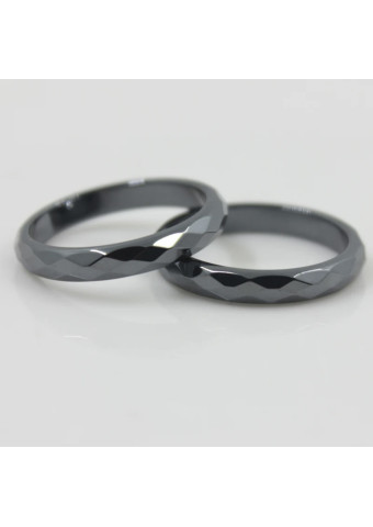 Anillo Hematites Tallado