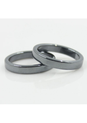 Anillo Hematites Plano