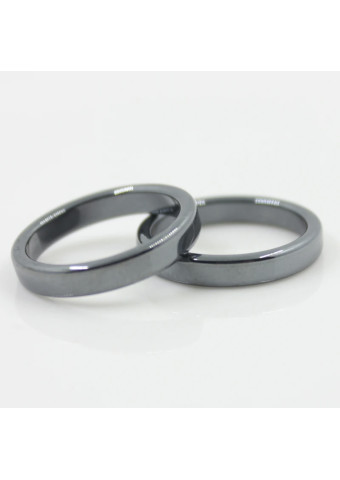 Anillo Hematites Plano