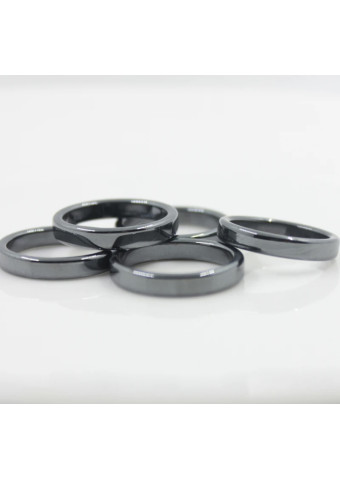 Anillo Hematites Plano