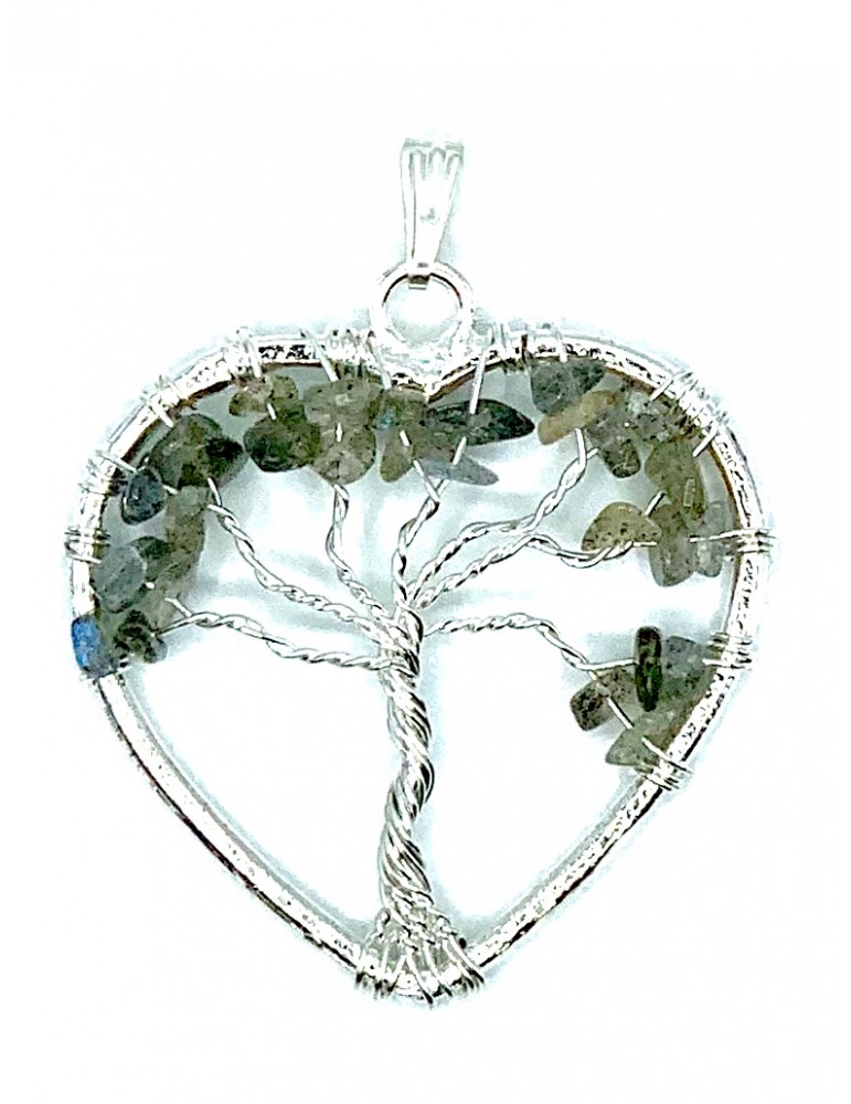 Colgante  Corazón Labradorita