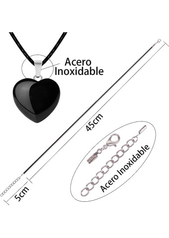 Collar Corazón Amatista