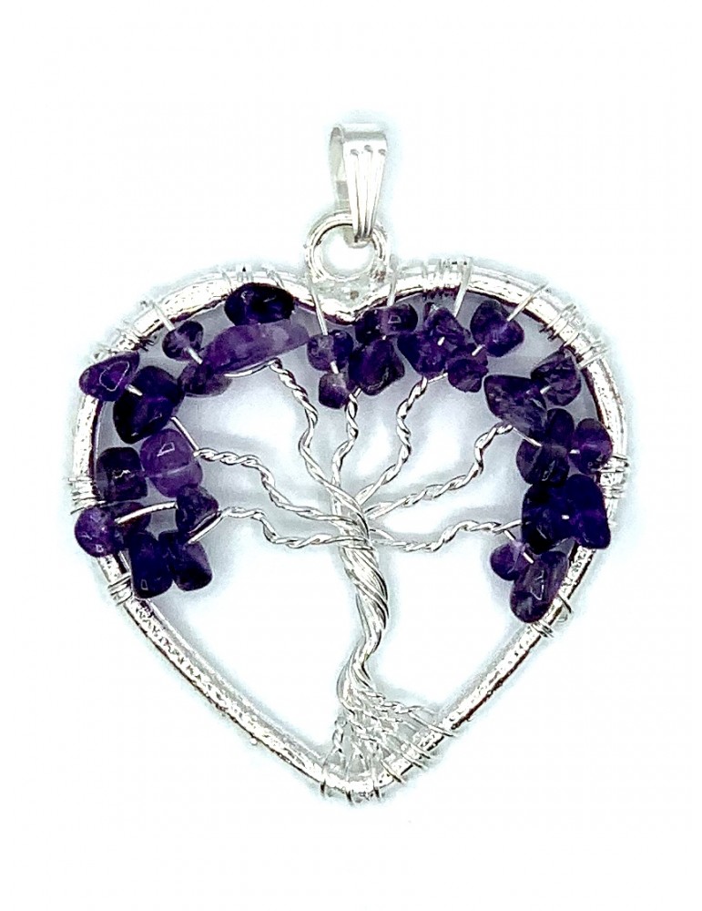 Colgante Corazón Amatista