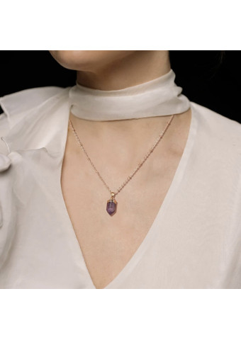 Collar Punta mini Obsidiana