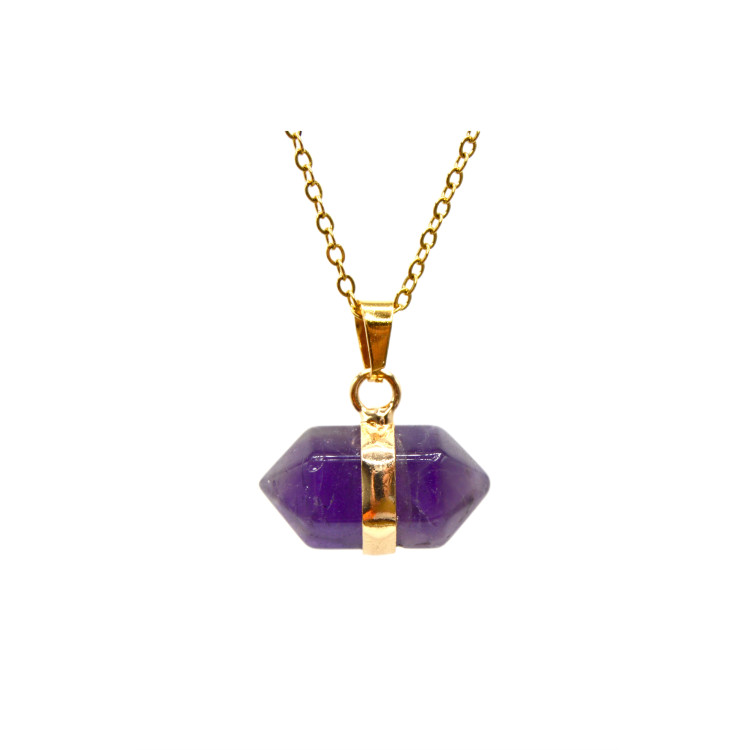 Collar Hexagonal Amatista