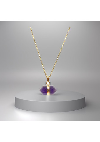 Collar Hexagonal Amatista