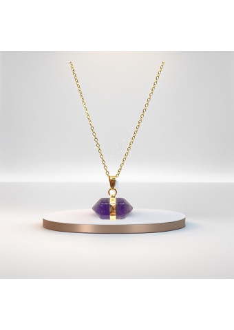 Collar Hexagonal Amatista