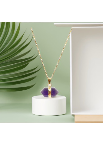 Collar Hexagonal Amatista