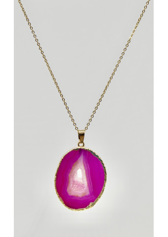 Collar Ágata Rosa
