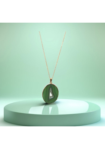 Collar Ágata Verde