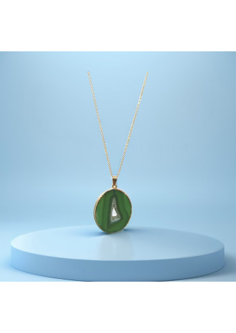 Collar Ágata Verde