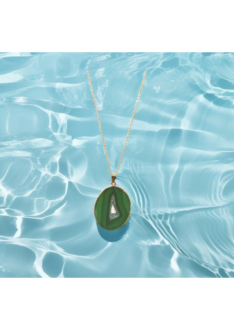 Collar Ágata Verde