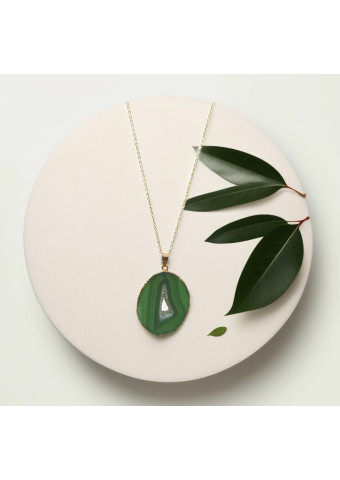 Collar Ágata Verde