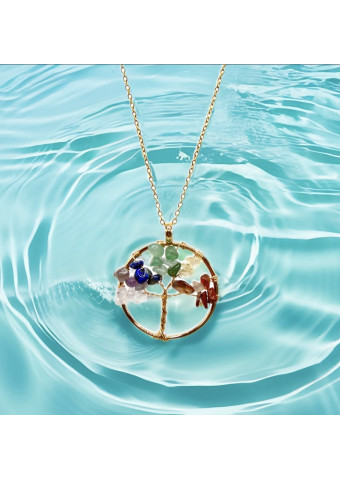 Collar Chakras Dorado