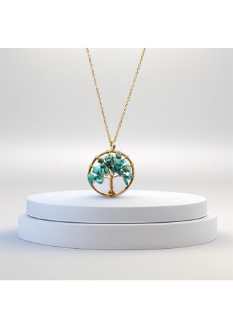 Collar Turquesa dorado