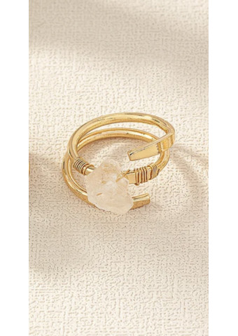 Anillo Cuarzo Blanco