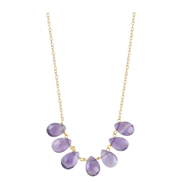 Collar Gotas Amatista
