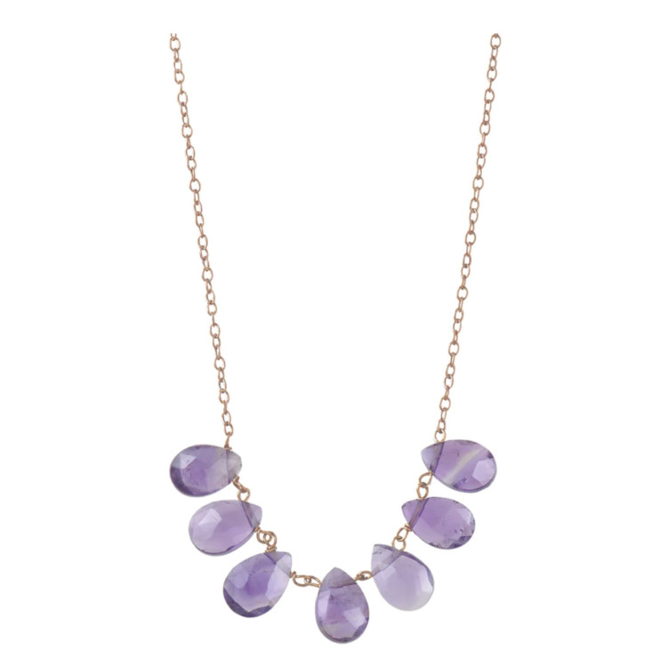 Collar Gotas Amatista
