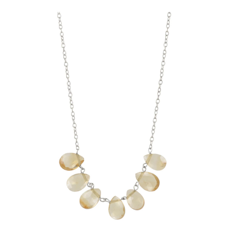 Collar Gotas Citrino