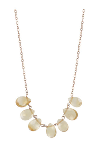 Collar Gotas Citrino