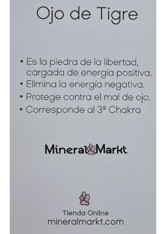 Colgante Biterminado Ojo de Tigre