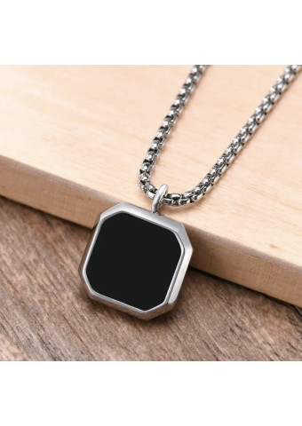 COLLAR OBSIDIANA NEGRA