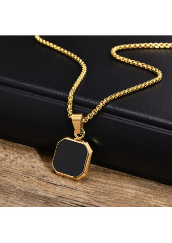 COLLAR OBSIDIANA NEGRA