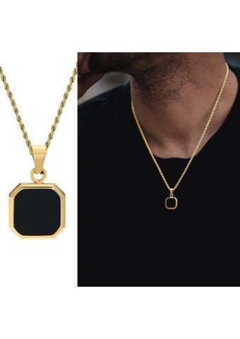 COLLAR OBSIDIANA NEGRA