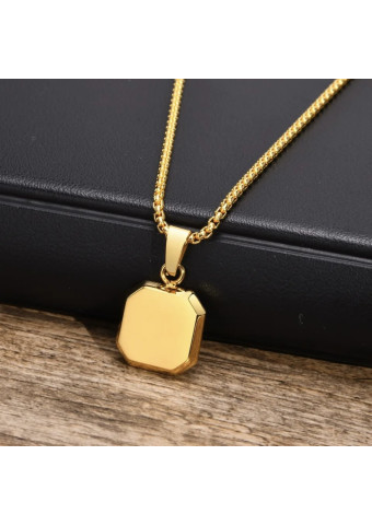 COLLAR OBSIDIANA NEGRA GOLD