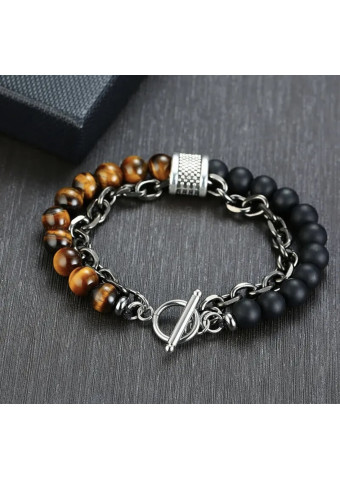 Pulsera Ojo de Tigre -  Jaspe Negro