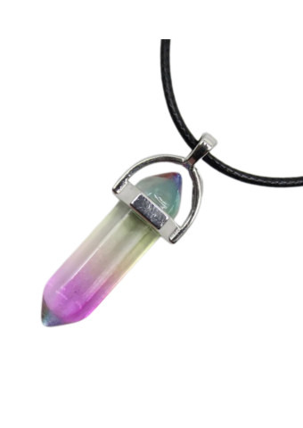 Collar Biterminado Cuarzo Aura