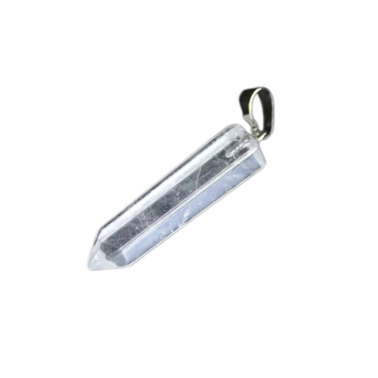 Colgante Punta Cuarzo Blanco
