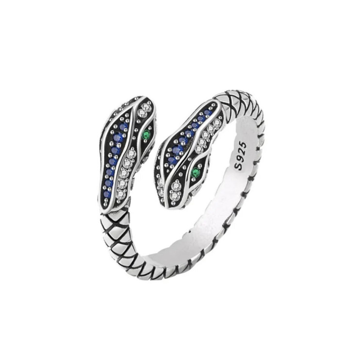 Anillo  Blue Snake