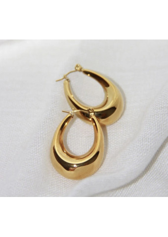 Pendientes Golden Oval