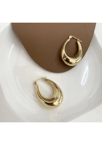 Pendientes Golden Oval