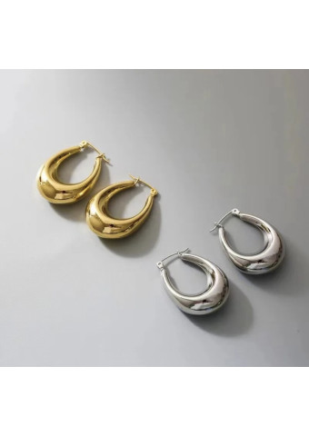 Pendientes Golden Oval