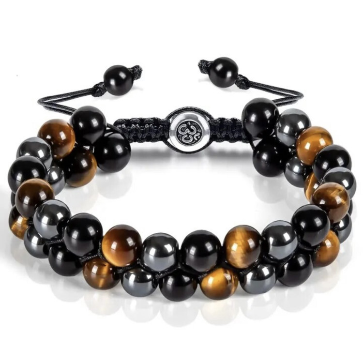 Pulsera doble Ojo de Tigre