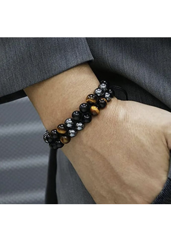 Pulsera Doble Ojo de Tigre