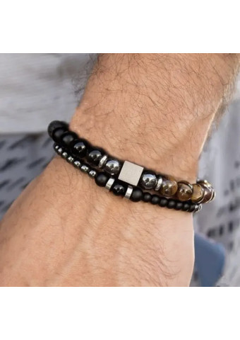 Pulsera doble Ojo de Tigre