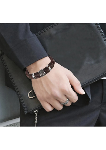 Pulsera black leather