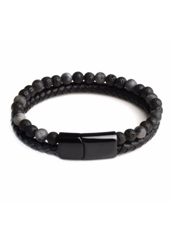 Pulsera leather Ágata