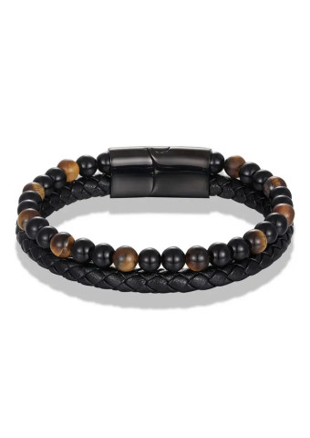 Pulsera leather Labradorita