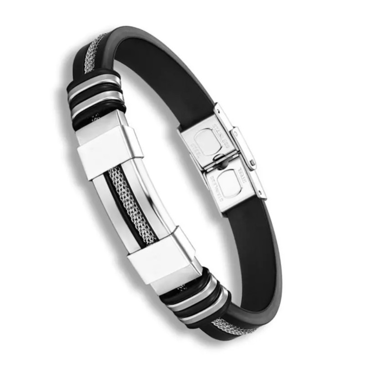 Pulsera black steel