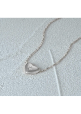 Collar shiny heart
